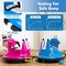 Honeyjoy 12V Bumper Car for Kids Toddlers Electric Ride On Car Vehicle with 360° Spin Blue/Pink/Red/Purple
